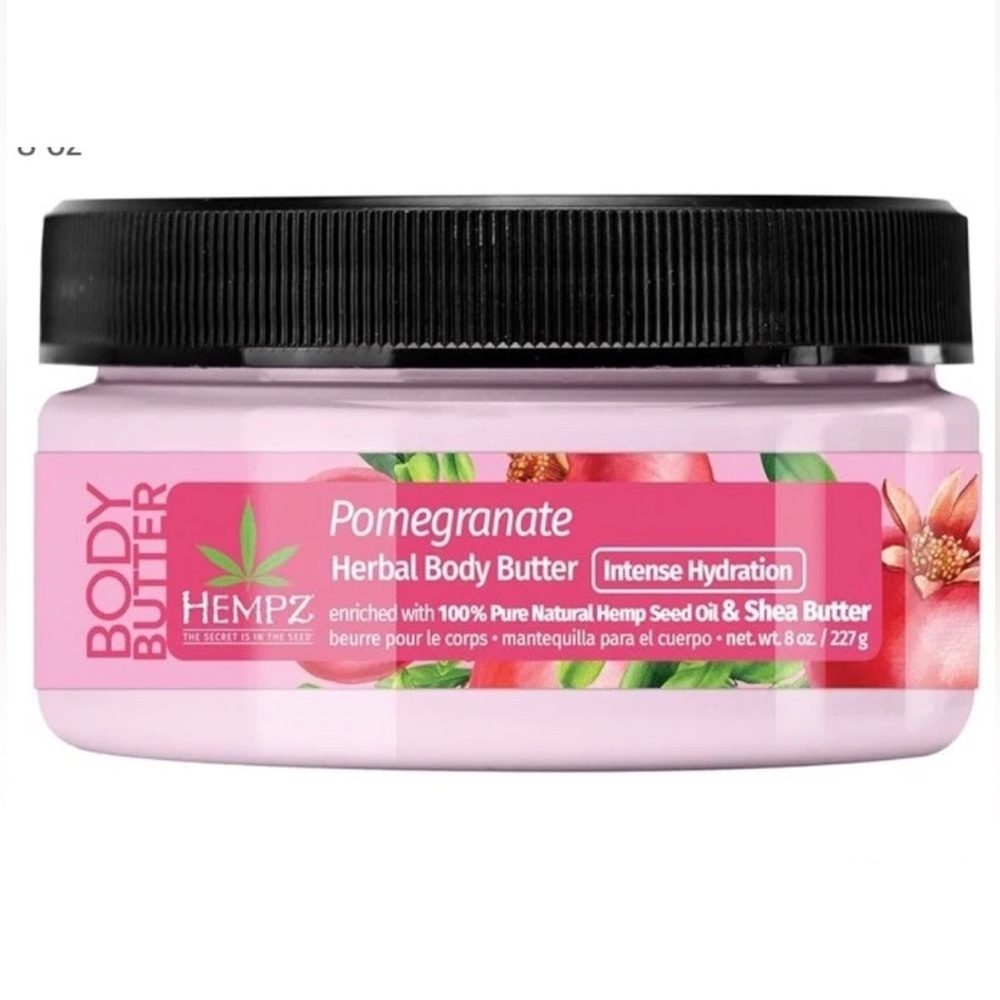 Hempz Pomegranate Intense Hydration Herbal Body Butter 8 oz. NEW!